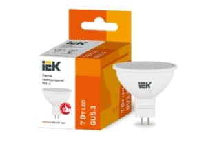 Лампа светодиодная ECO MR16 софит 7Вт 230В 3000К GU5.3