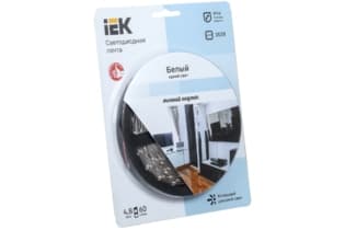 Лента LED 5м блистер LSR-3528W60-4.8-IP20-12V -eco