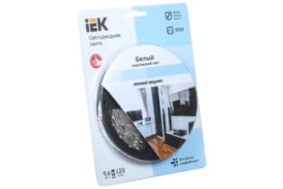 Лента LED 5м блистер LSR-3528W120-9.6-IP20-12V -eco