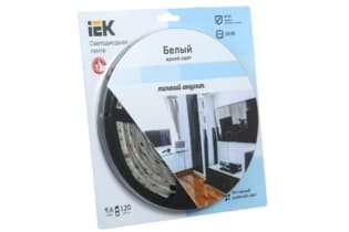 Лента LED 5м блистер LSR-3528W120-9.6-IP65-12V -eco