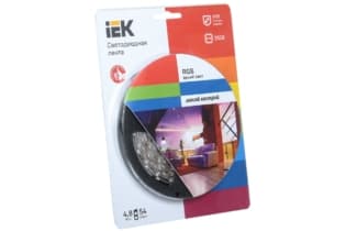 Лента LED 5м блистер LSR-3528RGB54-4.8-IP20-12V -eco