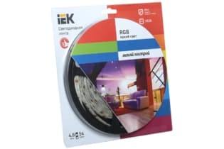 Лента LED 5м блистер LSR-3528RGB54-4.8-IP65-12V -eco