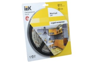Лента LED 5м блистер LSR-3528Y60-4.8-IP65-12V -eco