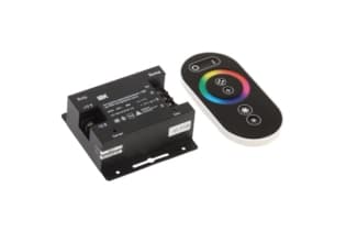 Контроллер с ПДУ радио (черный) RGB 3 канала 12В, 6А, 216Вт