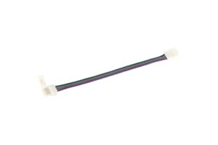 Коннектор 5шт RGB 10 мм (разъем - 15 см - разъем)