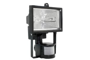 Прожектор ИО150Д(детектор) галоген.черный IP54