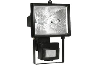 Прожектор ИО500Д(детектор) галоген.черный IP54