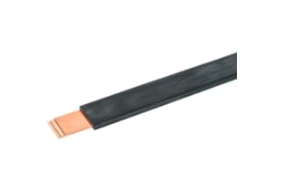 Шина медная гибкая изолированная ШМГ 6x(100x1мм) 2м