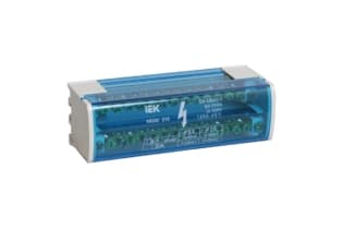 Шины на DIN-рейку в корпусе (кросс-модуль) ШНК 2х15 L+PEN
