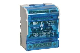 Шины на DIN-рейку в корпусе (кросс-модуль) ШНК 4х7 3L+PEN