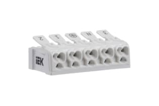 Клемма пружинная соединительная КСП5-3L+N+PE