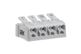 Клемма пружинная соединительная КСПз4-2L+N+PE