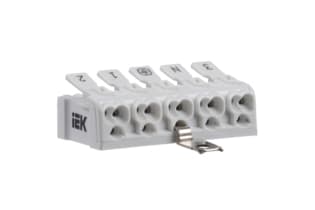 Клемма пружинная соединительная КСПз5-3L+N+PE