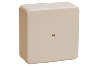 Коробка КМ41212-02 распаячная для о/п 75х75х20 мм слоновая кость (6 клемм 6мм2)