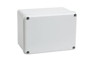 Коробка КМ41261 распаячная для о/п 150х110х85 мм IP44 (RAL7035, гладкие стенки)
