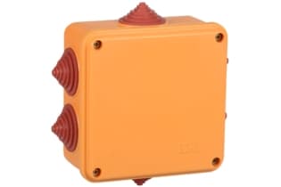 Коробка расп. огн. ПС 100х100х50мм 4P 6мм2 IP55 6 вв.