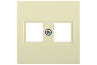 НK45-2-БК Накладка 2-ая комп. RJ45 Cat5e BOLERO кремовый