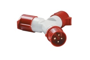 Адаптер двухлучевой TS1012-214 3Р+РЕ 16А 380В IP44
