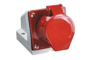 Розетка 124 стационарная 3Р+РЕ 32А 380В IP44