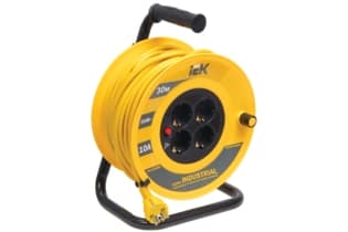 Катушка УК30 с т/з 4 места 2Р+PЕ/30м 3х1,0 мм2 