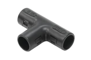 Тройник открывающийся TI20G черный (5 шт/комп)