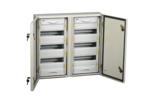 Корпус металлический ЩРн-2x36з-1 У2 IP54 PRO